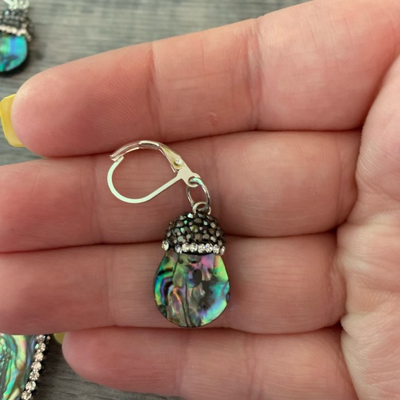 Abalone shell necklace set - Picture 9 of 14